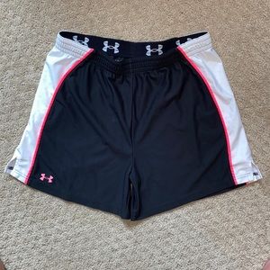 Black Girls Size L Under Armour Athletic Shorts